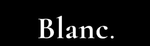 Blanc.